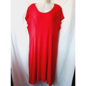 Chicos sz 3(XL) red soft stretch dress